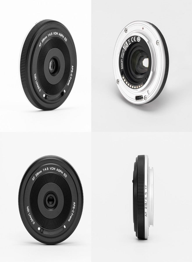 فيلتروكس عدسة فيلتروكس 28 مم F4.5 XF بانكيك ذات زاوية واسعة وإطار كامل مع تركيز تلقائي لكاميرات فوجي فيلم ذات حامل X-Mount: X-Pro3، X-S10، X-T20، X-T30، XT30II، X-T200، X-H2، X-H2S، X-T5، X-S20، X-T50، X-M5، X-E2S - Image 5