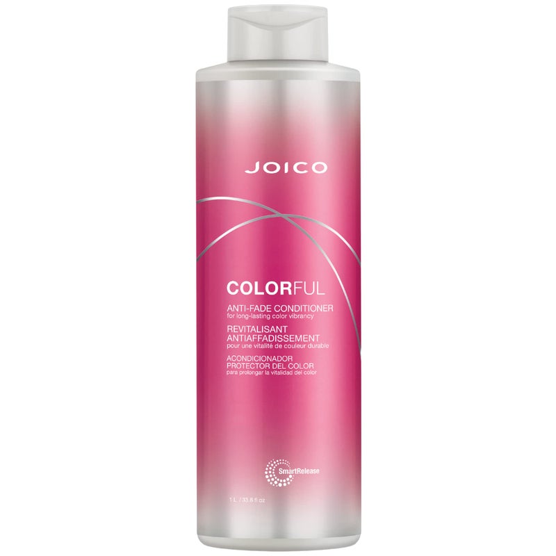 JOICO Colorful Anti-Fade Conditioner | For Color-Treated Hair | Preserve Hair Color & Vibrancy | Boost Shine & Reduce Breakage | Sulfate Free | With Camellia Oil & Pomegranate Extract | 33.8 Fl Oz - Image 1