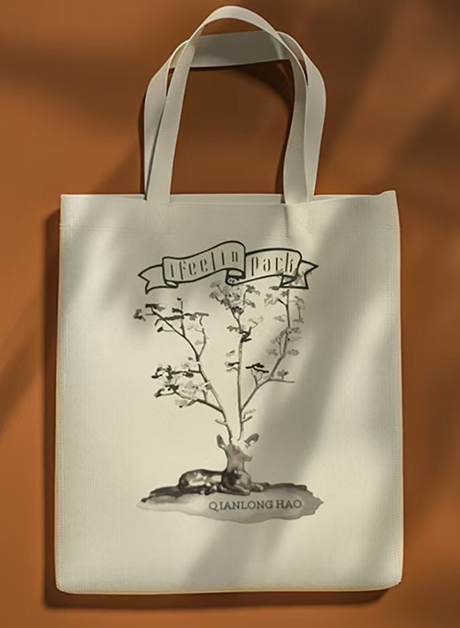 Canvas Tote Bag, Women's Large Capacity Shopping Bag, Ladies Zipper Closure Handbag Tote Bags Clutch Bag, Daily Commuting Canvas Shoulder, Bags for Girls/College Students/Women - Image 4