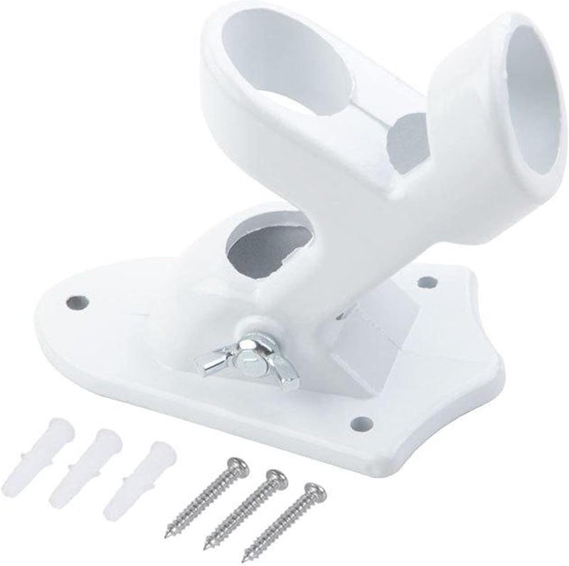 ويوبلز حامل سارية علم متعدد الأوضاع، مصنوع من سبائك الألومنيوم، قابل للتعديل، يُثبت على الحائط، مطلي بمادة مقاومة للصدأ، دعامة تثبيت قوية ومقاومة للصدأ - Image 1