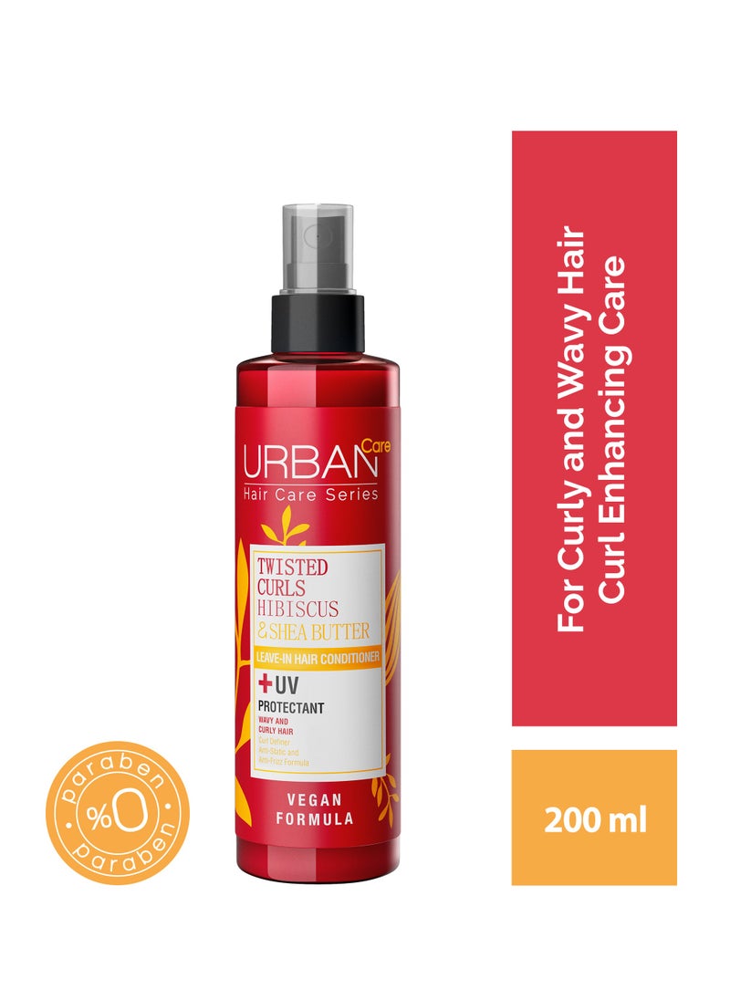 Urban Care Urban Care Twisted Curls Hibiscus & Shea Butter Leave In Conditioner Spray (2 Phase)  - Image 1