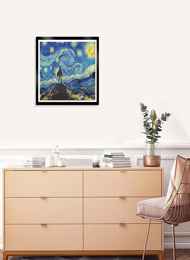 MBNTJHT DIY Video Game Anime Diamond Painting Kits for Adults Beginners,Simple Starry Night and Villages Diamond Art Kits for Adluts,Nightscape Mountain Cartoon Gem Art Kits for Home Wall Decor 12X16 Inch. - Image 4