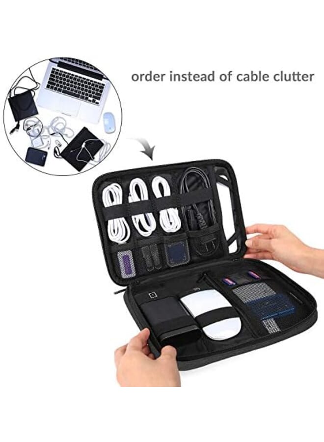 BAGSMART Electronic Organizer Travel Cable Organizer Electronics Accessories Cases For 7.9’’ Ipad Mini Cables Chargers Usb Sd Card - Image 2