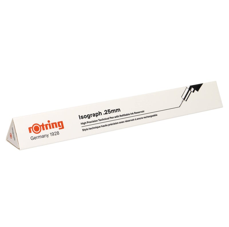 Rotring Isograph for Pen Precise Line Width to ISO 128 and ISO 3098/1 0.25mm Nib Ref S0202130 - Image 4