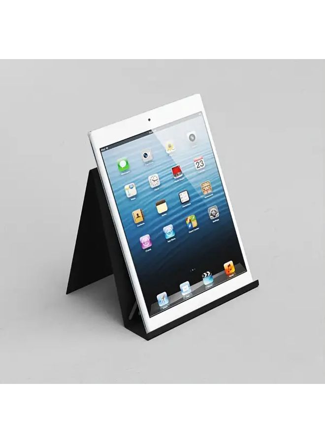 Sturdy Iron Reading Stand With Adjustable Height And Angle Black Multi Use Book Holder For Cookbooks Ipad Phones Textbooks Magazines Music Books Desk Organizer For Home Or Office Use - Image 2