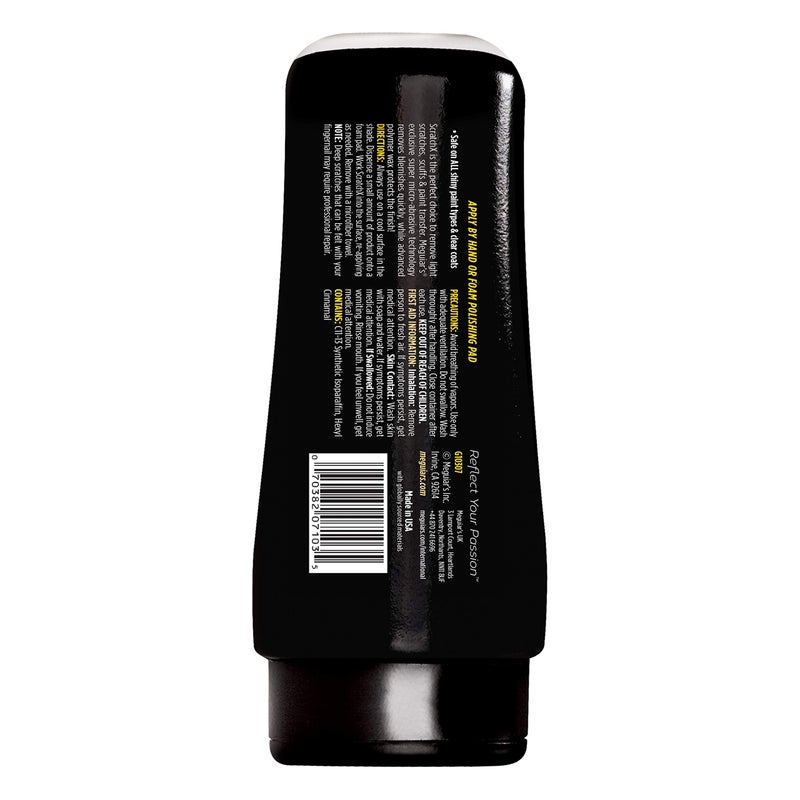 ميجواير Meguiar's ScratchX Car Paint Scratch Remover, 207ml – New Formula with Micro-Abrasive Technology for Quick & Safe Removal of Fine Scratches, Swirls & Blemishes, Clear Coat Safe, Adds Wax Protection - Image 3