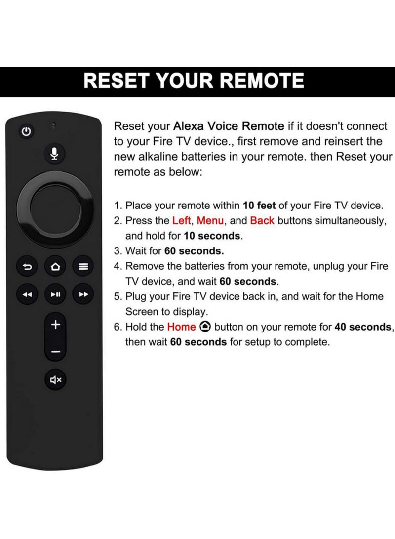 1PCS L5B83H Replacement Voice Remote Control for Fire TV Stick 4K Bluetooth Compatible Smart TV Remote with Alexa Power/Volume/Mute Buttons Works with Fire TV Soundbar & AV Receiver  - Image 5