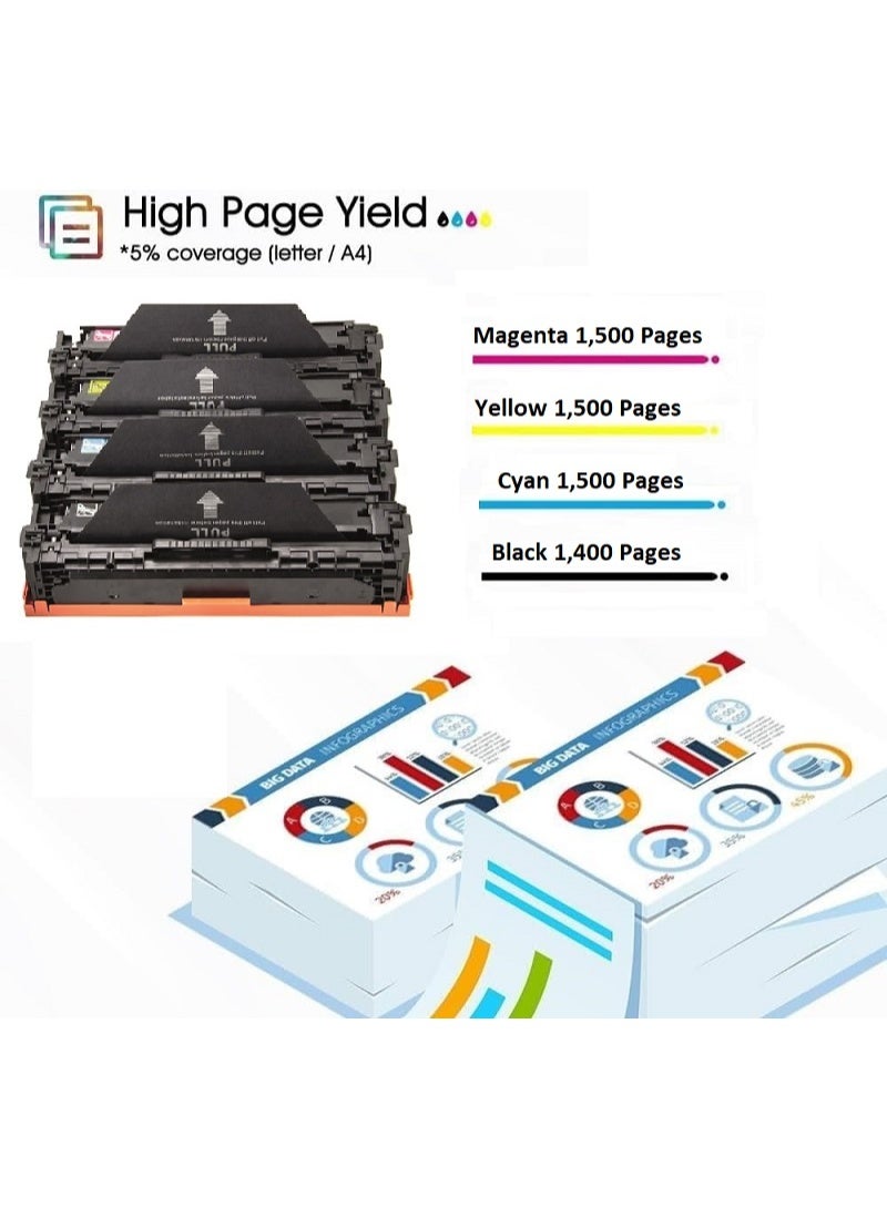 CRG 731 Cyan Toner Cartridge Replacement For Canon i-SENYS LBP7100, LBP7100Cn, LBP7110Cw, MF823C, MF628Cw, MF8230Cn and MF8280Cw (Cyan) - Image 5