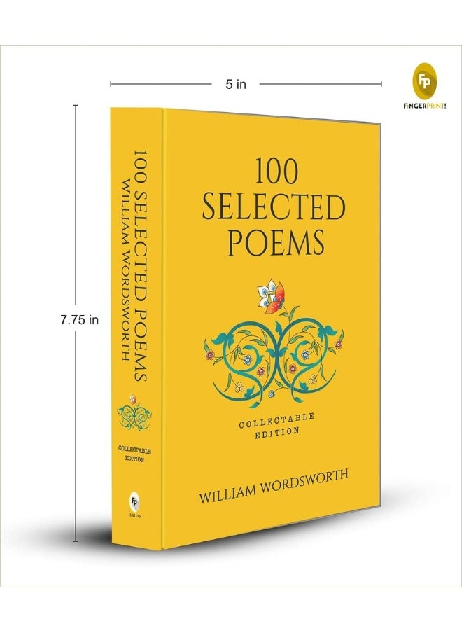 100 Selected Poems, William Wordsworth: Collectable Hardbound edition [Hardcover] WILLIAM WORDSWORTH  - Image 3