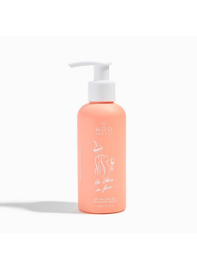 Woo More Play , Be There In Five, Feminine Wash, Ph Balanced, Made With Natural Ingredients (Aloe, Calendula Extract, Matricaria Flower Extract) - 4.7 Fl Oz - Image 1
