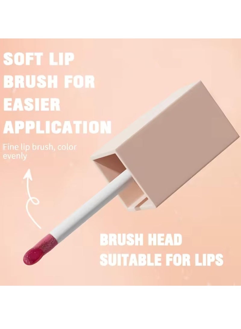 HelloKiss Ultra Glossy Lip Gloss Moisturizing Plump Moist Soft Lip Lifter Gloss Light Fine Texture Lipstick Lip Color Lip Oil Lip Gloss Plumper Volumizing lip Makeup Lip Gloss Oil 05 - Image 4