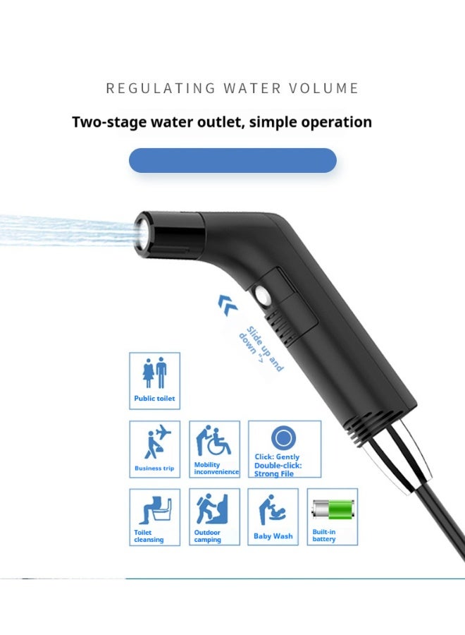 Electric Portable shattaf Bidet with 2.3L Container,Rechargeable, Compact, and Versatile Personal Hygiene Solution for Travel, Home, Baby Care, Camping - Image 5