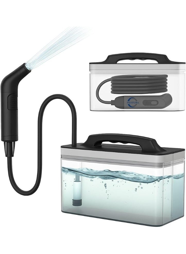 Electric Portable shattaf Bidet with 2.3L Container,Rechargeable, Compact, and Versatile Personal Hygiene Solution for Travel, Home, Baby Care, Camping - Image 1