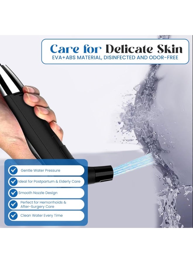 Electric Portable shattaf Bidet with 2.3L Container,Rechargeable, Compact, and Versatile Personal Hygiene Solution for Travel, Home, Baby Care, Camping - Image 2