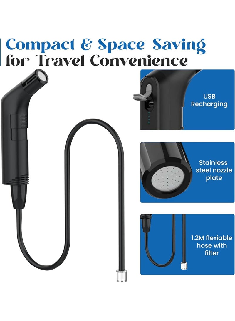 Electric Portable shattaf Bidet with 2.3L Container,Rechargeable, Compact, and Versatile Personal Hygiene Solution for Travel, Home, Baby Care, Camping - Image 3