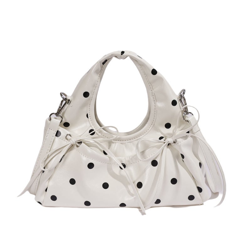 Women's Polka Dot PU Crossbody Bag - Image 5