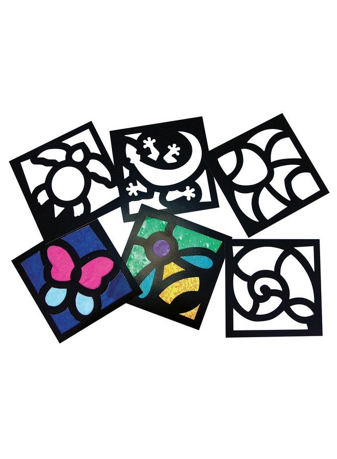 Roylco Junior Stained Glass Frames (Pack Of 24) - Image 1