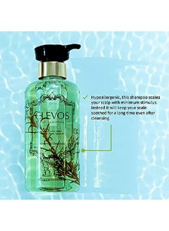 Clevos Natura Foresta Natural Organic Hair Shampoo 17.92 Fl Oz For Normal Dry Sensitive Itchy Scalp Pleasant Rosemary Scent Reduce Dandruff All Natural Sulfatefree Vegan Cruelty Free Clavos  - Image 4