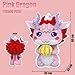 HONLANCH Animal Pink Dragon Micro Building Blocks Set13500PCS 40cm High Series Gift for Adults and Kids - Image 4