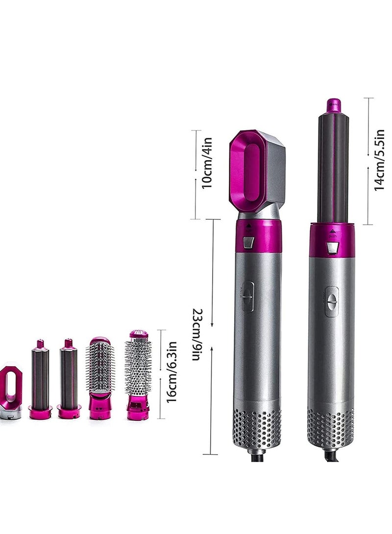 Curling Iron 5 in 1 multifunctional, hair dryer ,hair curler brush , hot air brush ,rotating brush portable - Image 3