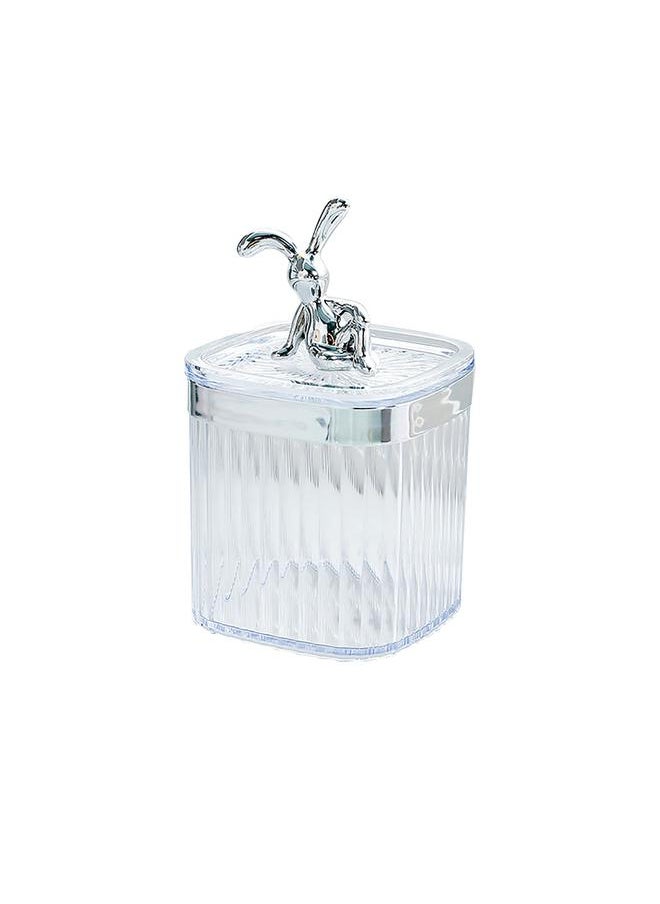 Thoraya Toothpick Holder Large Capacity Fashion Look Toothpick Container Storage Box Jar for Home Restaurant Transparent  - Image 1