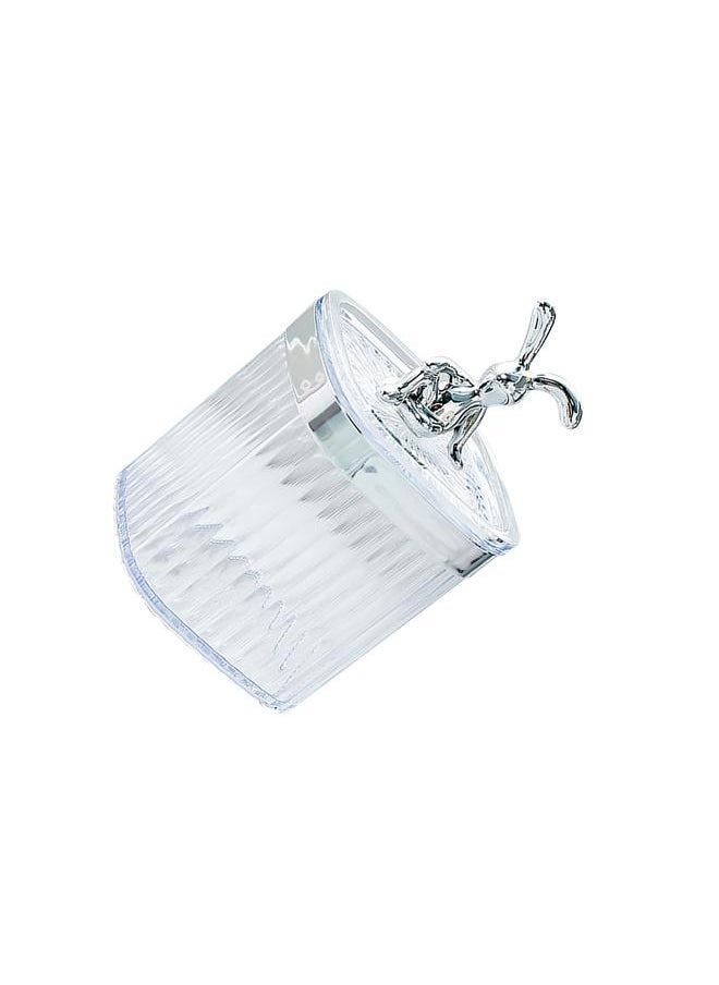 Thoraya Toothpick Holder Large Capacity Fashion Look Toothpick Container Storage Box Jar for Home Restaurant Transparent  - Image 4