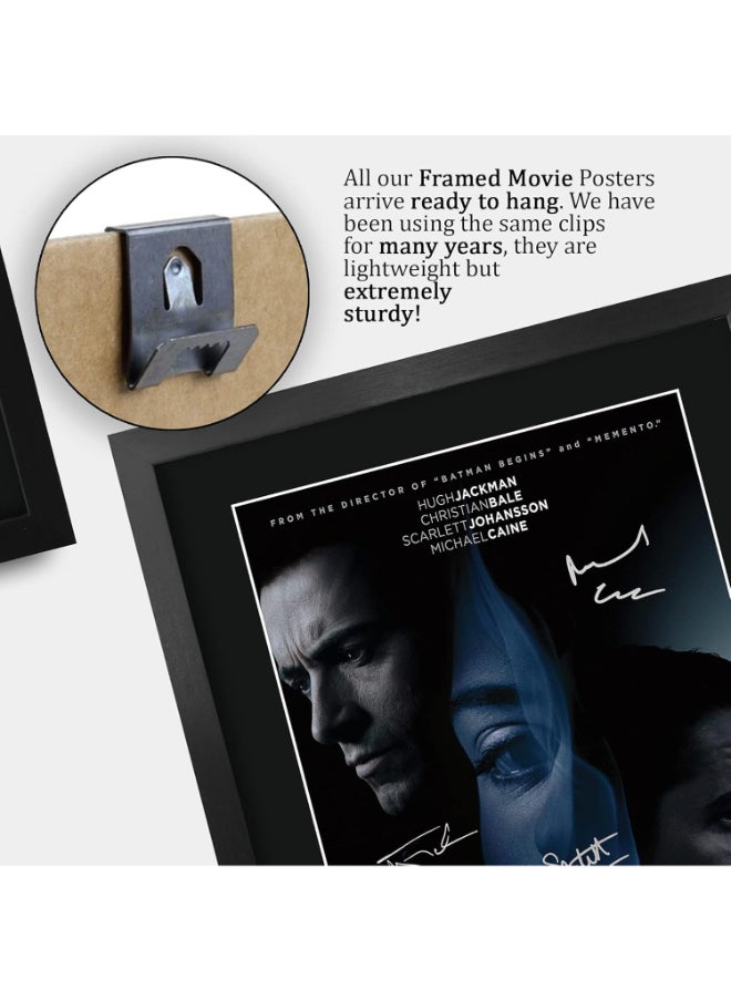 HWC Trading HWC Trading The Prestige The Cast Christian Bale Hugh Jackman 16 x 12 inch Framed Gifts Printed Poster Signed Autograph Picture for Movie Memorabilia Fans - 16" x 12" Framed  - Image 5
