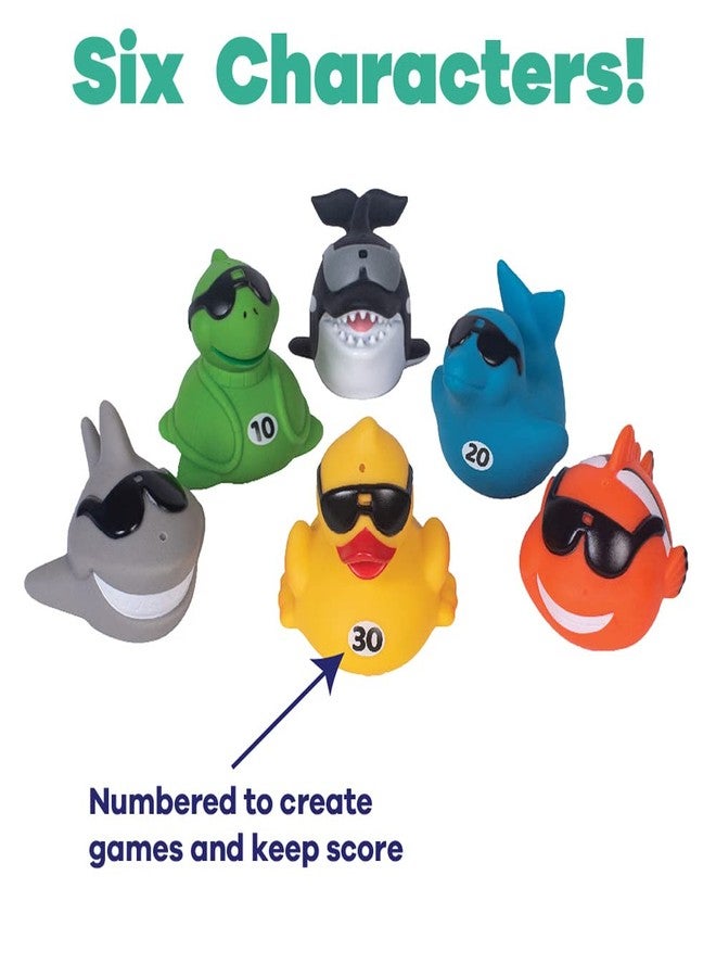 GAME 44596-BB DivePals Ocean Friends 6-Piece Dive Characters Kids Pool Toy, Assorted - Image 3