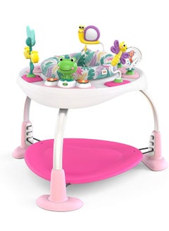 Bright Starts Bright Starts Bounce Bounce Baby 2-in-1 Activity Jumper & Table - Playful Palms  - Image 1