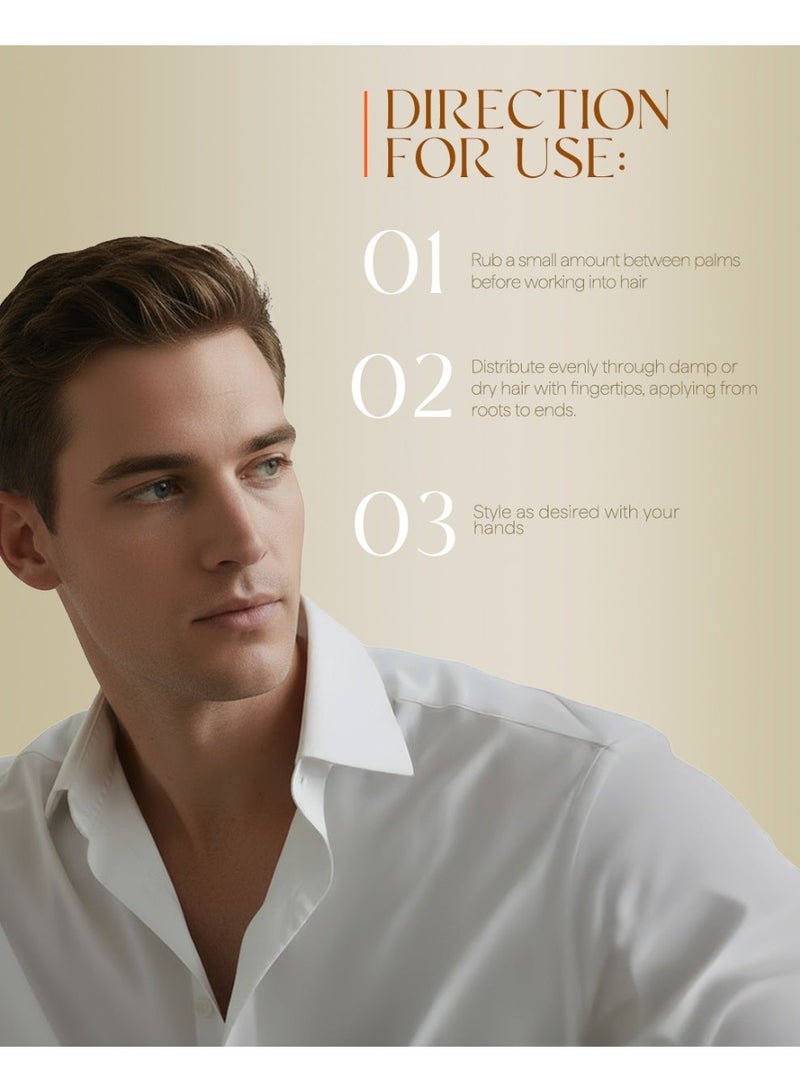 بادرا شمع تصفيف الشعر | تثبيت متوسط ​​إلى قوي | يساعد على تكثيف الشعر | يمنح الشعر ملمسًا وكثافةً، 60 غرامً للجنسين - Image 4