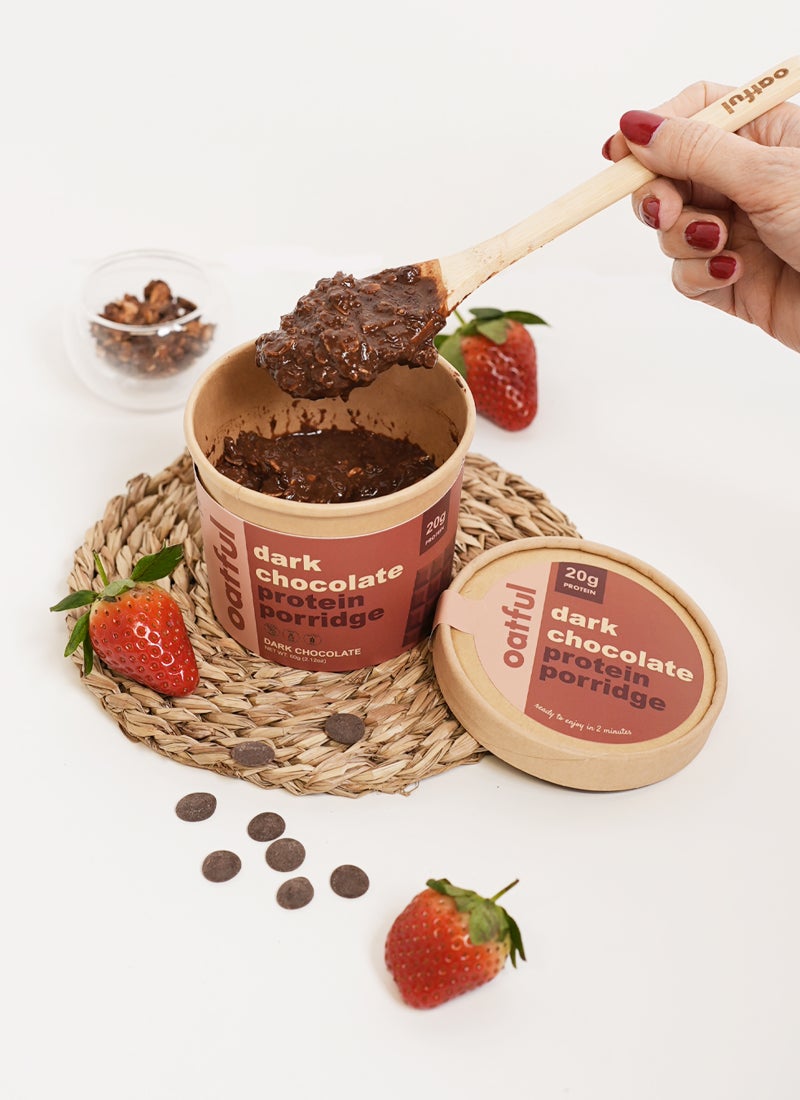 Oatful أكواب دقيق الشوفان بالبروتين والشوكولاتة الداكنة - Image 4