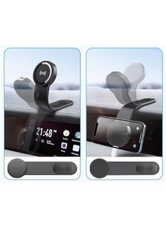 HOOKOR Car Mount Charger, Phone Holder, Magnetic Car Dash Mount for All phones, Bendable Memory Titanium Alloy for All Dashboard, Windshield,iPhone 15 14 13 12  - Image 2