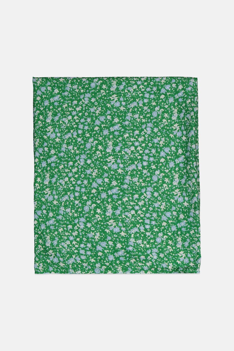 Tchibo Women Allover Print Loop Scarf, Green  - Image 2