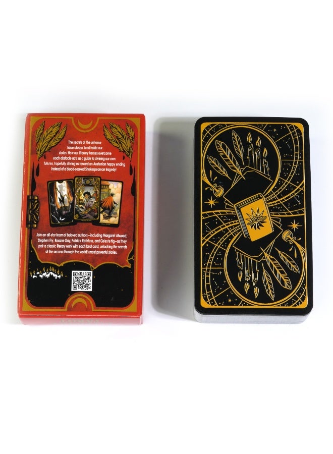 NIBEMINENT 78 Cards "Literary Tarot Classic Edition" Tarot Deck Set Unveiling the Mysteries of Classic Literature Party Table Game Interactive Board Game - Image 3