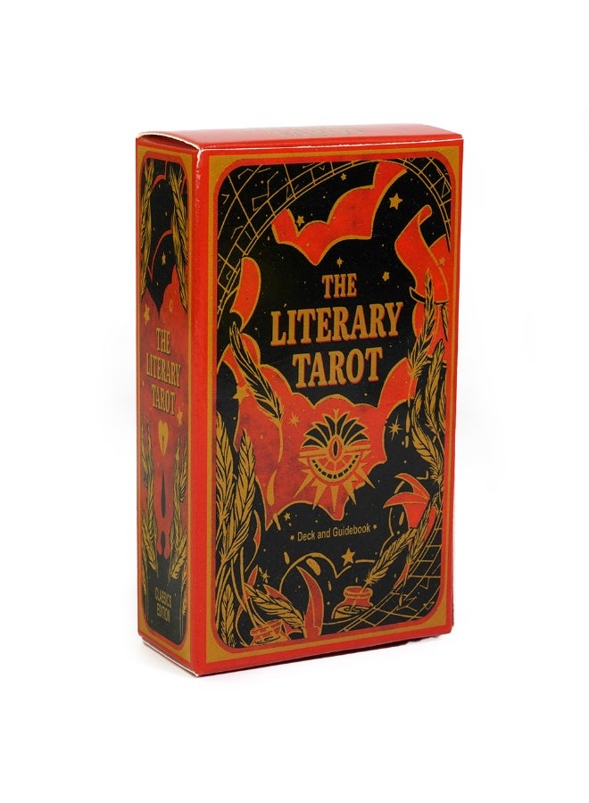 NIBEMINENT 78 Cards "Literary Tarot Classic Edition" Tarot Deck Set Unveiling the Mysteries of Classic Literature Party Table Game Interactive Board Game - Image 1