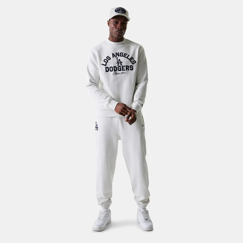NEW ERA Grey Men's MLB Los Angeles Dodgers Heritage Sweater for Men | Best Price UAE