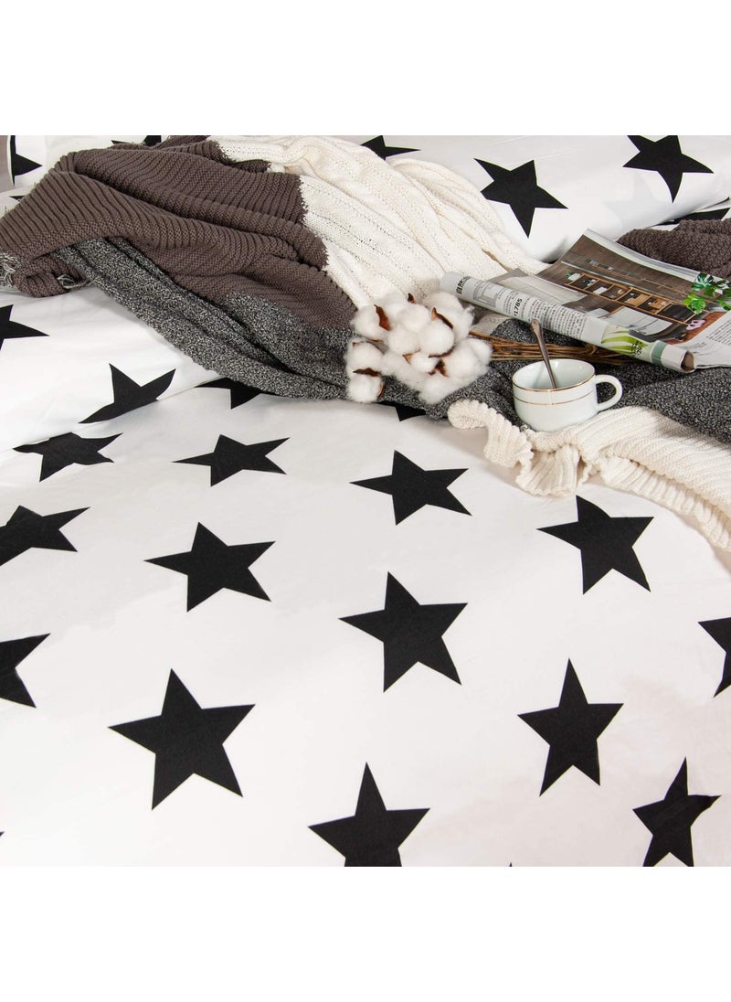 Texlux Texlux All Season Microfiber Reversable DuvetAC ComforterQuilt Star Print Single Size 60 Inch x 90 Inch  - Image 3