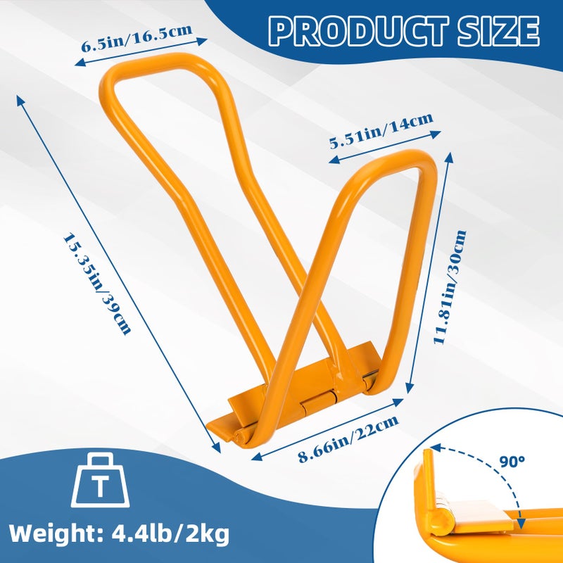 ZSUCC Updated Standing Seam Roofing Tool, Roofing Drip Edge Folding Tool for Roofer and Sheet Metal Worker, High-strength Metal Eaves Seam Locker - Image 2