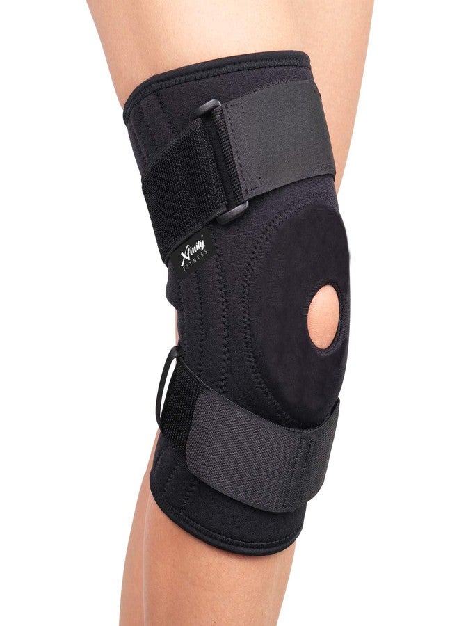 Xfinity Fitness Knee Cap Open Patella Support Brace with Aluminum Hinges & Adjustable Dual Straps (1) - Image 1