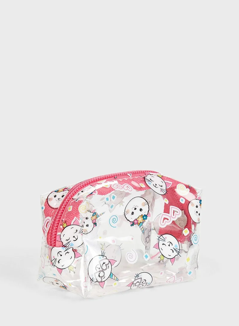 DeFacto Printed Cosmetic Bag