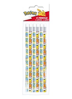 Pokemon Set 6 Pencils  - Image 1