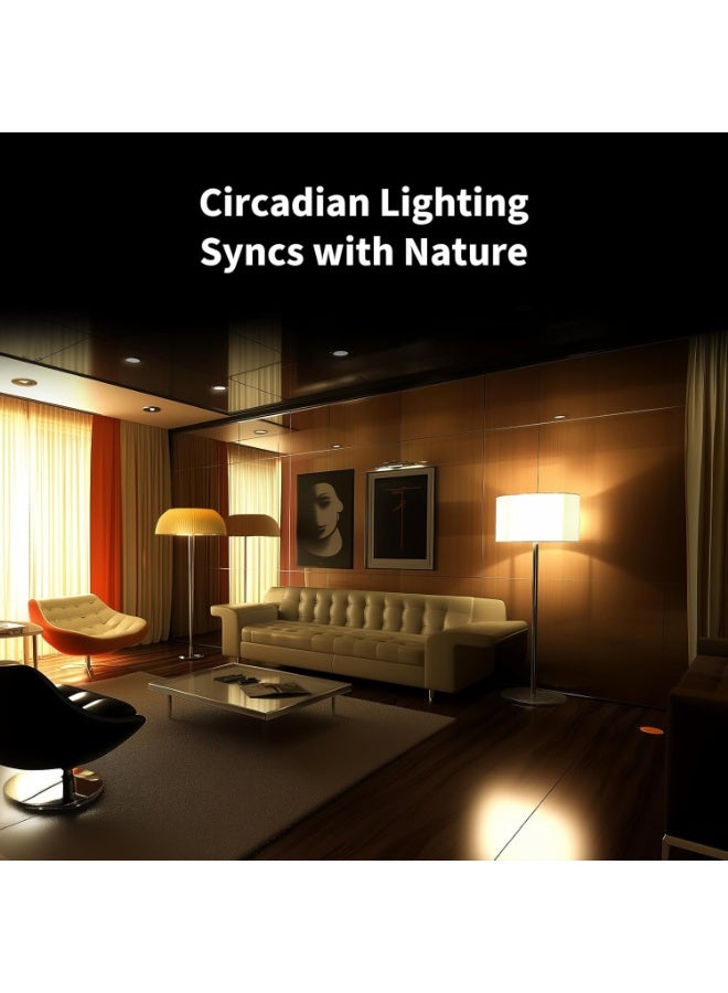 أكارا مصباح LED الذكي Aqara T2، GU10 RGB و CCT، Thread/Zigbee، أبيض قابل للتعتيم، 2000K-9000K، تغيير لون RGB مع 16 مليون لون، مكافئ 30 واط، Matter، متوافق مع HomeKit و Google Home - Image 5