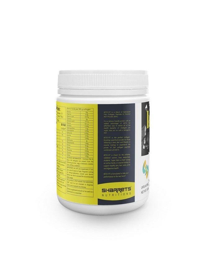 Sharrets Ketofit 200G X 3 : Mct Collagen Keto Supplement Powder For Athletes, Active Individuals, And Joggers Seeking Optimal Performance. - Image 4