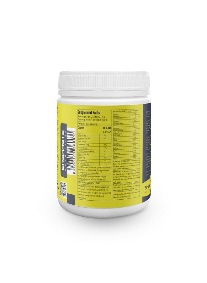 Sharrets Ketofit 200G X 3 : Mct Collagen Keto Supplement Powder For Athletes, Active Individuals, And Joggers Seeking Optimal Performance. - Image 3