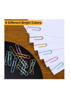 Y&D Paper Clips, Strong & Durable Colored Paperwith Rust-Resistant, Rustproof for Files, Papers, Office Supply 100 Pack Clips Large 2 Inch (50mm)  - Image 2