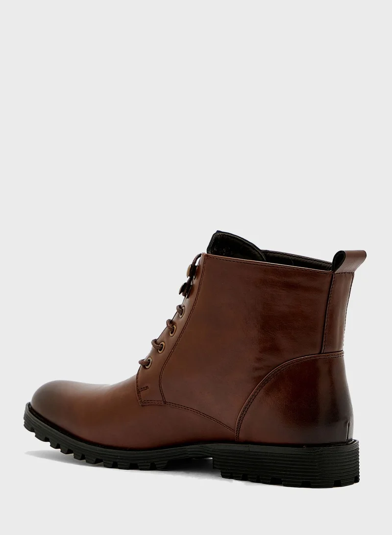 Robert Wood Laced Up Smart Boots