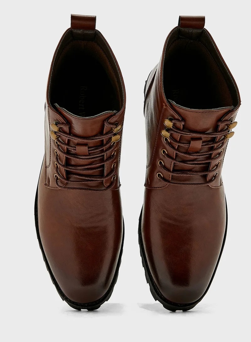 Robert Wood Laced Up Smart Boots