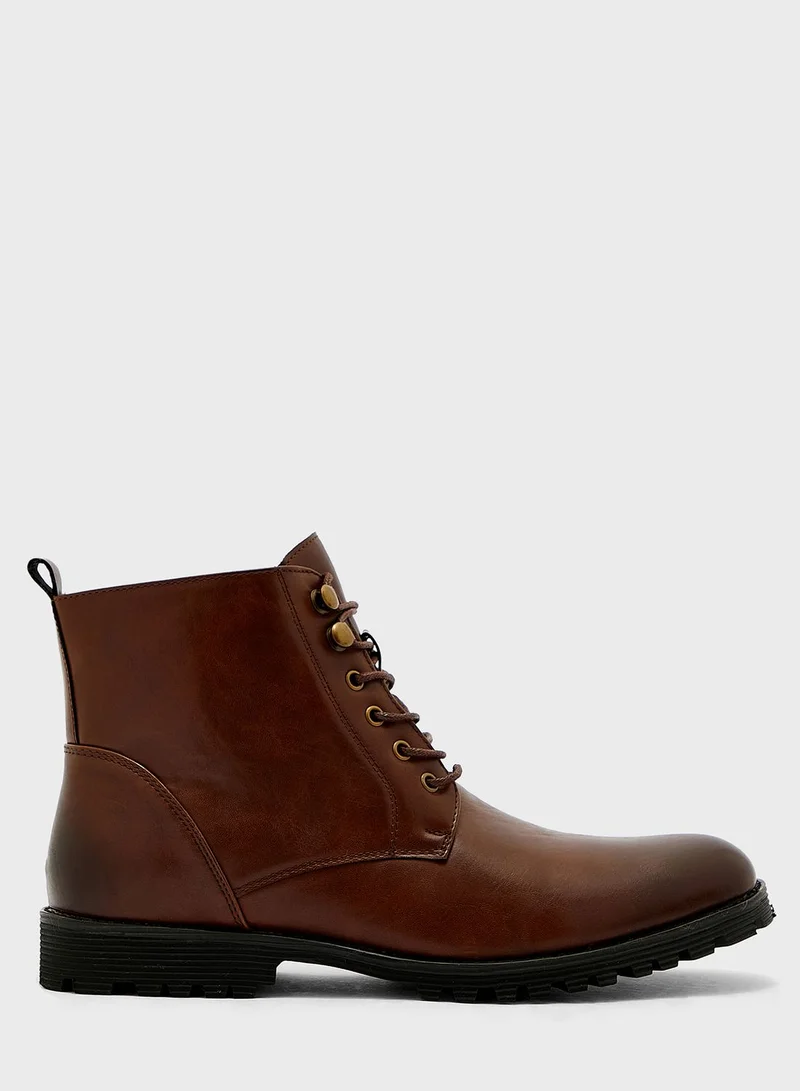 Robert Wood Laced Up Smart Boots