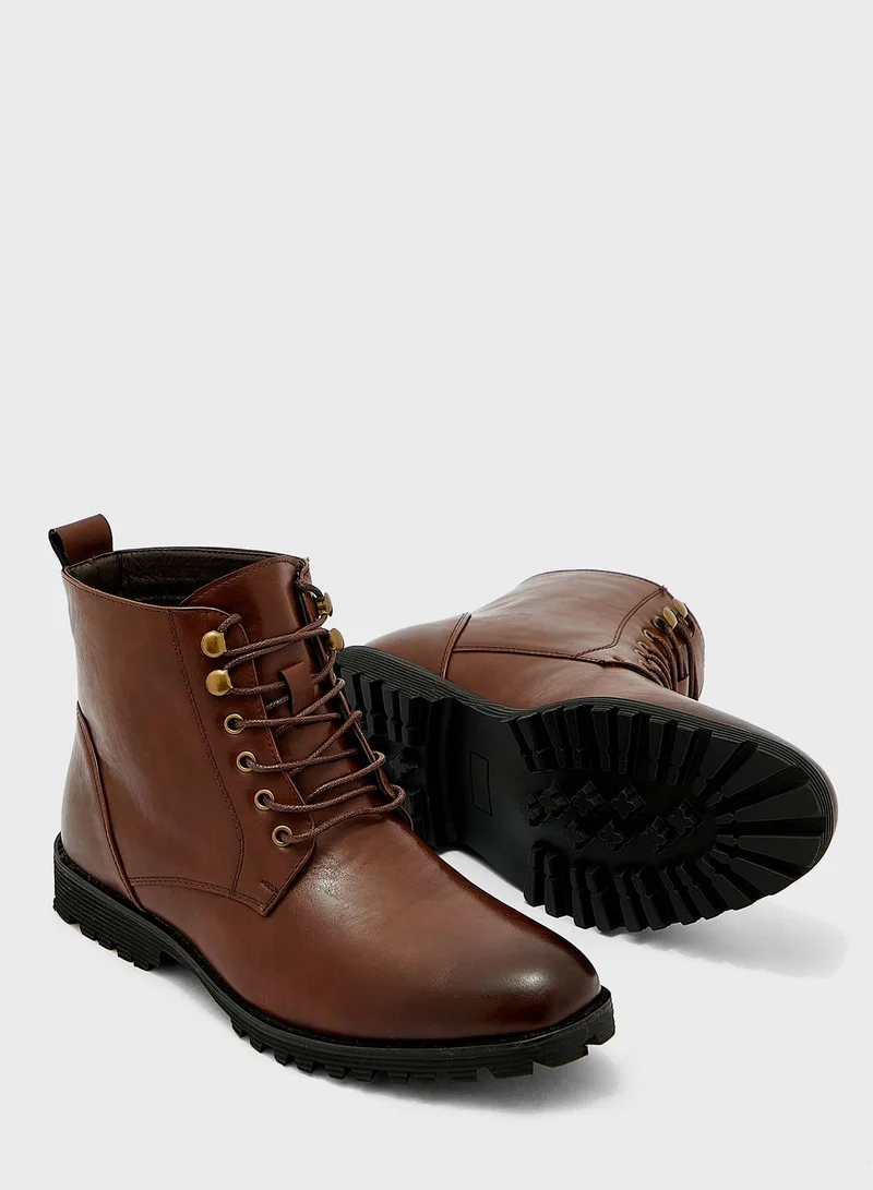 Robert Wood Laced Up Smart Boots