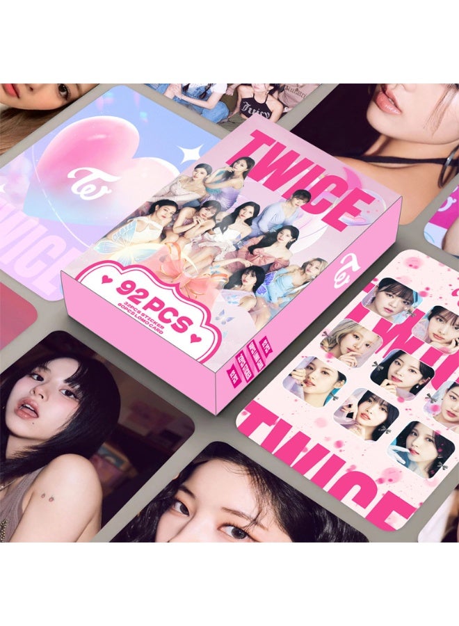 NIBEMINENT 92 قطعة بطاقات ليمو Kpop TWICE لهدايا مجموعة المعجبين - Image 1
